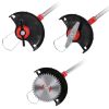 25Pcs Trimmer Blades Head Replacement Set 1Pc 5.91” Alloy Blade 4Pcs 5.71” Stainless Steel Blades 20Pcs 5.31” Plastic Blades For Cordless Weed Trimmer
