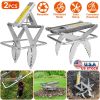 2PCS Easy Setup Mole Traps Outdoor Reusable Scissor Mole Gopher Rodent Control Trap Solid Metal Material For Lawn Garden Yard