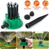 360° Flexible Lawn Sprinkler Automatic 12 Tubes Garden Water Irrigation Sprayers Garden Sprinkler