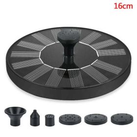 Mini Solar Water Fountain Pool Pond Waterfall Fountain Garden - Army Green