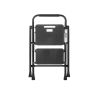 Garden Tools Portable Folding Ladder with Wide Anti-Slip Pedal - Black - Style A