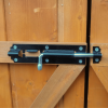 XWT011 WOODEN SHED Natural for backyard garden big Tool storage Flat roof tool room 63.58"X 24.6"X 53.15"
