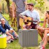 30 Gallon Deck Box Storage Seating Container - Light Brown