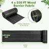 6.5 x 330/4 x 250/6 x 300 Feet Weed Barrier Landscape Fabric - 4 ft