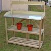 Garden Wooden Plant Bench Work Station - As the picture shows