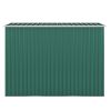 4.2 x 9.1 Ft Outdoor Storage Shed, Metal Tool Shed with Lockable Doors Vents, Utility Garden Shed for Patio Lawn Backyard, Green
