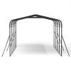 12'x20'ft Outdoor Heavy-duty Carport for Backyard, Black