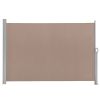 Outdoor Aluminum Handle Pentacle Side Pull Shed Office Partition Cafe Terrace Windshield Isolation Canopy Brown