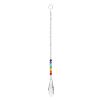 1pc Garden Plant Bird Repelling Tool; Clear Hanging Crystals Rainbow Suncatcher; Prism Pendant Ornament With Colorful Chain For Home And Garden Decora