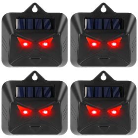 4Pcs Solar Predator Control Light Coyote Deterrent Deer Bird Repeller Lamp Animal Repellent for Garden Farm