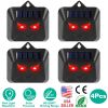 4Pcs Solar Predator Control Light Coyote Deterrent Deer Bird Repeller Lamp Animal Repellent for Garden Farm
