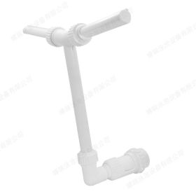Waterfall Swimming Pool Fountain Fish Pond Waterfall Fountain Adjustable Pool Decoration Cooling Spray For Yard (Option: Colordouble head)