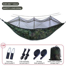 Sleeping hammock Outdoor Parachute Camping Hanging Sleeping Bed Swing Portable Double Chair wholesale (Option: ColorUpgrade camouflage)