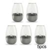 Solar Light Outdoor LED Stainless Steel Candlelight Candle Lamp Garden Night Light Waterproof Lawn Courtyard Balcony Home Decor