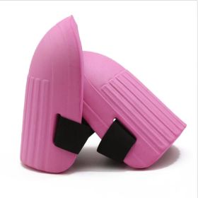 Garden Knee Pads Waterproof EVA Foam Knee Pads with Adjustable Elastic Band (Option: ColorPink)