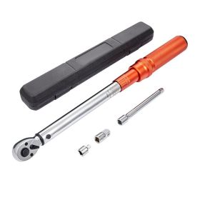 Mechanical Dual Range Scales Torque Wrench Kit with Adapters Extension Rod (Option: ColorAs pic show)
