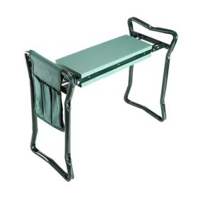 Foldable Portable Gardener Kneeling Bench Stool (Option: ColorDark Green)