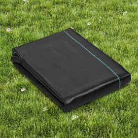 VEVOR Weed Barrier Landscape Fabric 4*50FT Heavy Duty Woven PP Weed Control Mat (Option: Custom Dimensions4 x 50 ft)