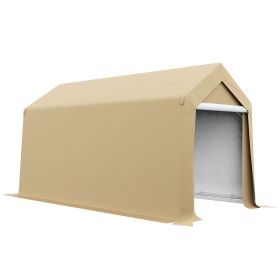 Outsunny 7' x 12' Garden Storage Tent, Heavy Duty Outdoor Shed (Color: as Pic)