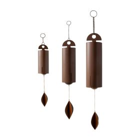 Outdoor Wind Chimes Heroic Windbell Antique Wind Bell, Deep Resonance Serenity Bell, Metal Cylinder Wind Chimes (Option: Size3PCS)
