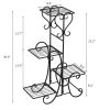 Metal Plant Stands;  Heavy Duty Flower Pot Stands for Multiple Plant