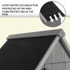 Outdoor Tool Storage Cabinet, Wooden Fir Garden Shed with Single Storage Door