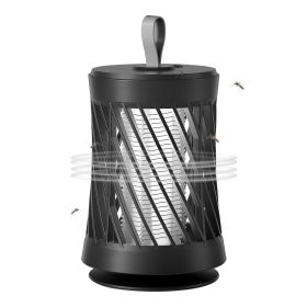 Rechargeable Mosquito Killer Lamp Bug Zapper with Night Light Strap Mosquito Catcher with Max 10594 Cubic Feet Range UV Light for Indoor Outdoor (Option: Grey)